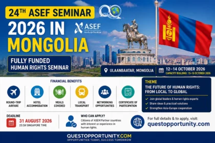the 24th ASEF Seminar 2026 in Mongolia