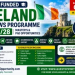 Ireland Fellows Programme 2027/28 Fully Funded Scholarship in Ireland