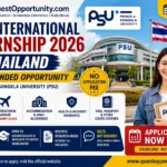 PSU International Internship 2026 in Thailand