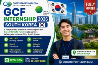 GCF Internship 2026 in South Korea | Fully Funded Green Climate Fund Internship with USD 1,600 Monthly Stipend