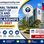 National Taiwan University of Science and Technology Scholarships (NTUST)