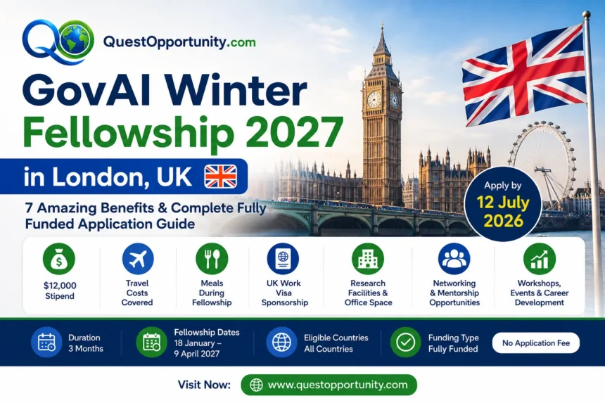 GovAI Winter Fellowship 2027: Amazing Fully Funded UK