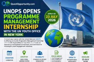 UNOPS Programme Management Internship