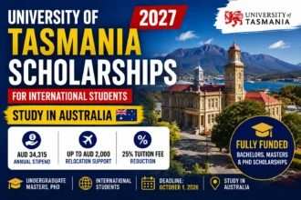 University of Tasmania Scholarships 2027
