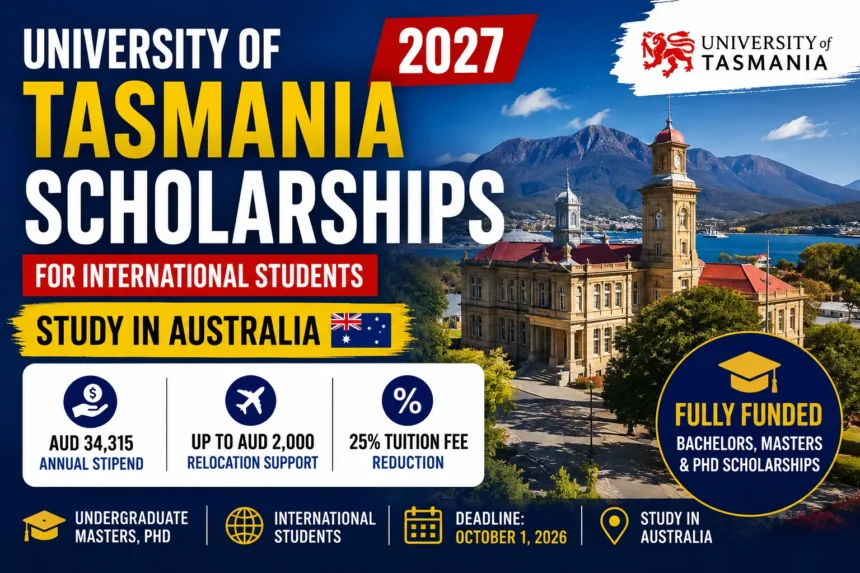 University of Tasmania Scholarships 2027