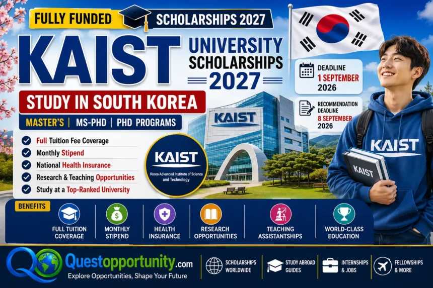 KAIST University Scholarships 2027: Amazing Fully Funded Opportunity