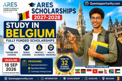 ARES Scholarships 2027–2028 in Belgium