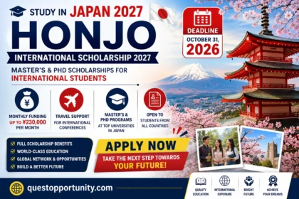 Honjo International Scholarship 2027: Amazing Japan Funding