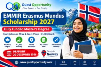 EMMIR Erasmus Mundus Scholarship 2027 | Fully Funded